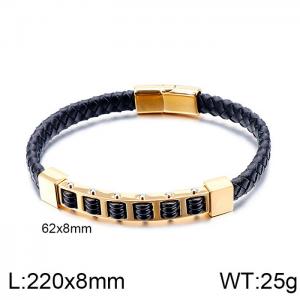 Leather Bracelet - KB114916-KFC