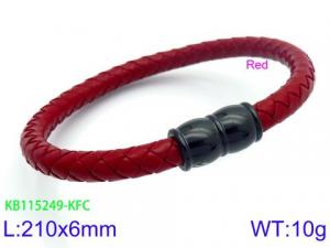 Leather Bracelet - KB115249-KFC