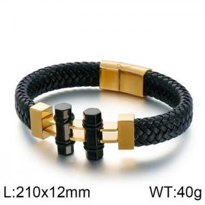 Leather Bracelet - KB116180-KFC