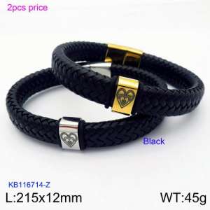 Leather Bracelet - KB116714-Z
