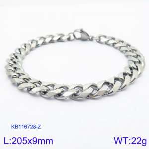 Stainless Steel Bracelet(Men) - KB116728-Z