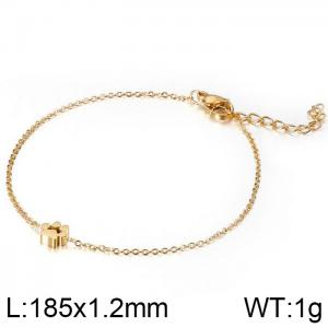 Stainless Steel Gold-plating Bracelet - KB116962-K