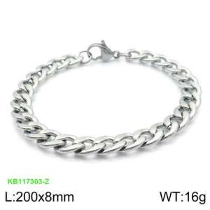 Stainless Steel Bracelet(Men) - KB117303-Z