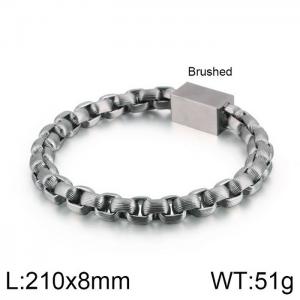 Stainless Steel Bracelet(Men) - KB117434-KPD