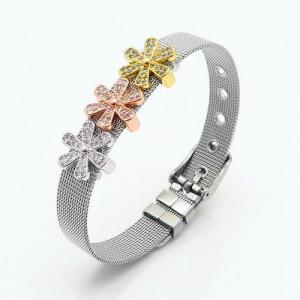 Stainless Steel Stone Bracelet - KB118780-YF