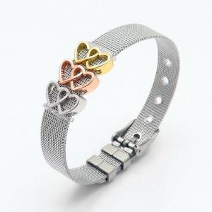 Stainless Steel Rose Gold-plating Bracelet - KB118782-YF