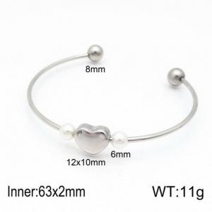 Stainless Steel Bangle - KB121699-Z
