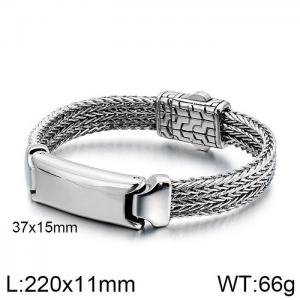 Stainless Steel Bracelet(Men) - KB121927-BDJX