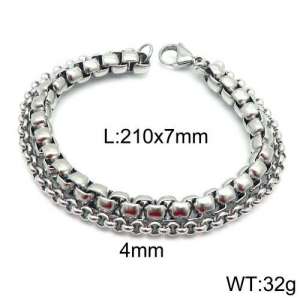 Stainless Steel Bracelet(Men) - KB123598-Z