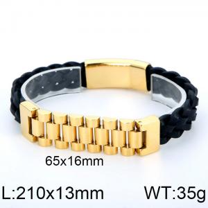 Leather Bracelet - KB124328-KFC