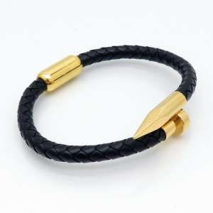 Leather Bracelet - KB125279-TXH