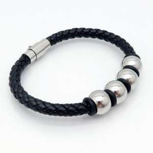 Leather Bracelet - KB125333-TXH