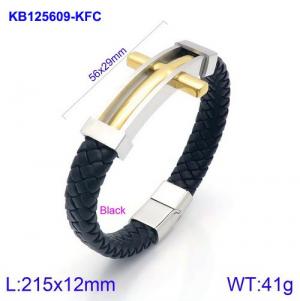 Leather Bracelet - KB125609-KFC