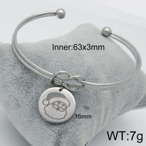 Stainless Steel Bangle - KB126015-Z