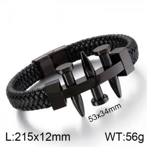 Leather Bracelet - KB128465-KFC