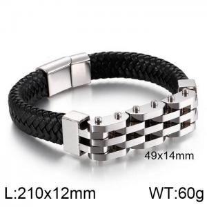 Leather Bracelet - KB128479-KFC