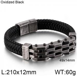 Leather Bracelet - KB128480-KFC