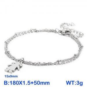 Stainless Steel Bracelet(women) - KB129233-Z