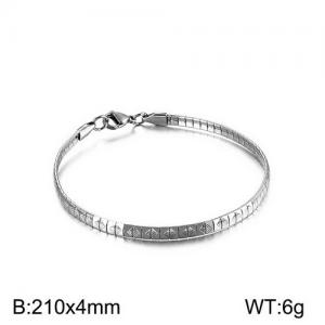 Stainless Steel Bracelet(Men) - KB129483-Z