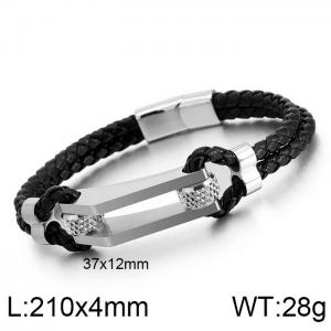 Leather Bracelet - KB129765-KFC