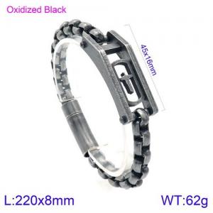 Stainless Steel Bracelet(Men) - KB133018-KFC