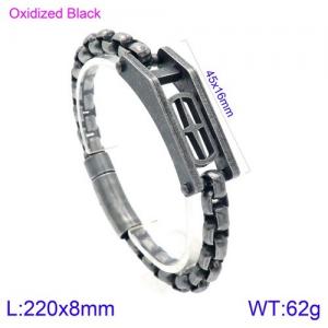 Stainless Steel Bracelet(Men) - KB133019-KFC