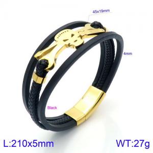 Leather Bracelet - KB134719-KFC
