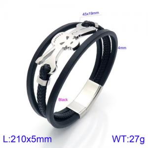 Leather Bracelet - KB134720-KFC