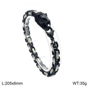 Stainless Steel Black-plating Bracelet - KB135201-Z