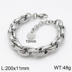 Stainless Steel Bracelet(Men) - KB135244-Z