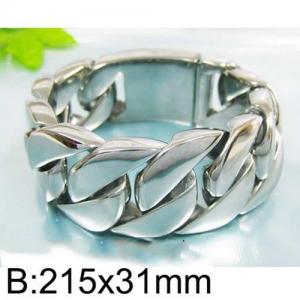 Stainless Steel Bracelet(Men) - KB135727-D