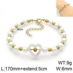 Shell Pearl Bracelets - KB135987-Z