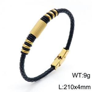 Leather Bracelet - KB136516-YY