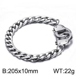 Stainless Steel Bracelet(Men) - KB136798-Z