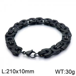 Stainless Steel Black-plating Bracelet - KB139234-Z