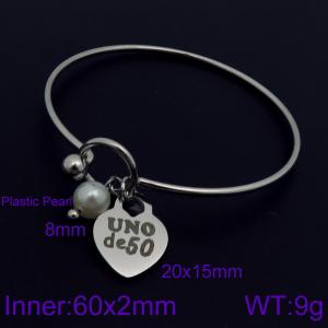 Stainless Steel Bangle - KB139289-Z