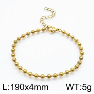 Stainless Steel Gold-plating Bracelet - KB143571-Z