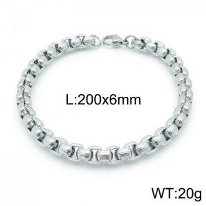 Stainless Steel Bracelet(Men) - KB144246-Z