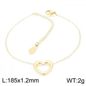 Stainless Steel Gold-plating Bracelet - KB144503-KLX