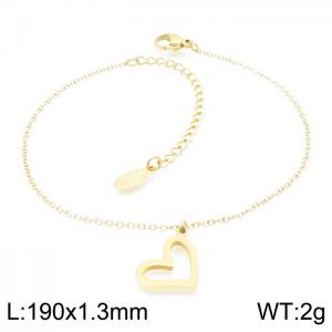Stainless Steel Gold-plating Bracelet - KB144508-KLX