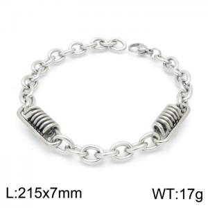 Stainless Steel Bracelet(Men) - KB146635-KLHQ