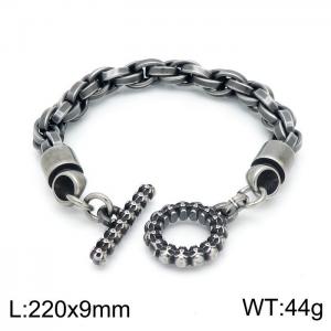 Stainless Steel Bracelet(Men) - KB146747-KFC