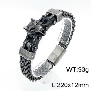 Stainless Steel Bracelet(Men) - KB147008-KFC