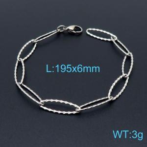 Stainless Steel Bracelet(Men) - KB147221-Z