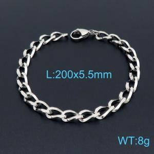 Stainless Steel Bracelet(Men) - KB147227-Z