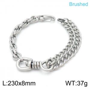 Stainless Steel Bracelet(Men) - KB147962-KLHQ