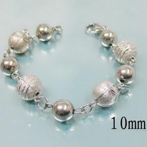 Stainless steel bead bracelet - KB15068-Z