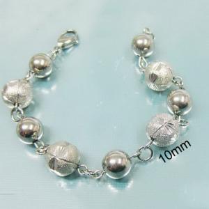 Stainless steel bead bracelet - KB15073-Z