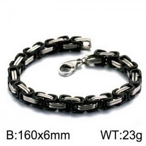Stainless Steel Black-plating Bracelet - KB151657-Z