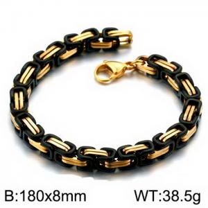 Stainless Steel Black-plating Bracelet - KB151711-Z
